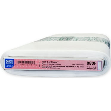 Pellon Sof-Shape Fabric Interfacing, White 20" x 25 Yards by the Bolt