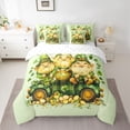 thumbnail image 2 of Feelyou Western Gnome Kids Twin Bedding Sets 7-Piece, Lucky Shamrock Bedding Comforter Set, 2 of 8