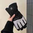 thumbnail image 1 of Guantes cálidos de invierno para hombre, para esquiar al aire libre, para montar en motocicleta o bicicleta eléctrica, guantes de ciclismo con acolchado de terciopelo, 1 of 1