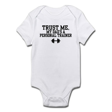 

CafePress - My Dad s A Personal Trainer Infant Bodysuit - Baby Light Bodysuit