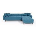 thumbnail image 2 of LASE Muebles Sala Esquinera En L Sofá Cama Reclinable 3 En 1 • California Onix, 2 of 8