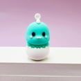 thumbnail image 2 of 5pcs Cartoon PVC Plastic Pendants Dinosaur Charm Aquamarine 47x26x29.5mm Hole: 3.5mm, 2 of 4