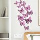 thumbnail image 3 of 12 pegatinas de pared de mariposa hueca con textura de metal 3D. Wmkox8yii fhajkh507, 3 of 6