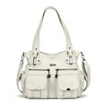 thumbnail image 1 of KL928 Women Large Purses Multi-Pocket Handbags PU Leather Tote Bag, 1 of 7