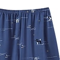 thumbnail image 6 of Blekii Men's 3 Piece Pajama Set, Short Sleeve Top & Shorts Sleepwear, Matching Lightweight Loungewear, Summer Breathable Sleep Outfit, Complete Sleep Set for Hot Weather,, 6 of 6