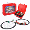 Best Gift! Electric Track Train Light music Function Rail Car Compartment Christmas Toys Classic Track Train Set