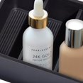 thumbnail image 2 of iDesign The Sarah Tanno Collection Cosmetic Drawer Silicone Small Item Organizer, Smoke and Black, 2 of 7