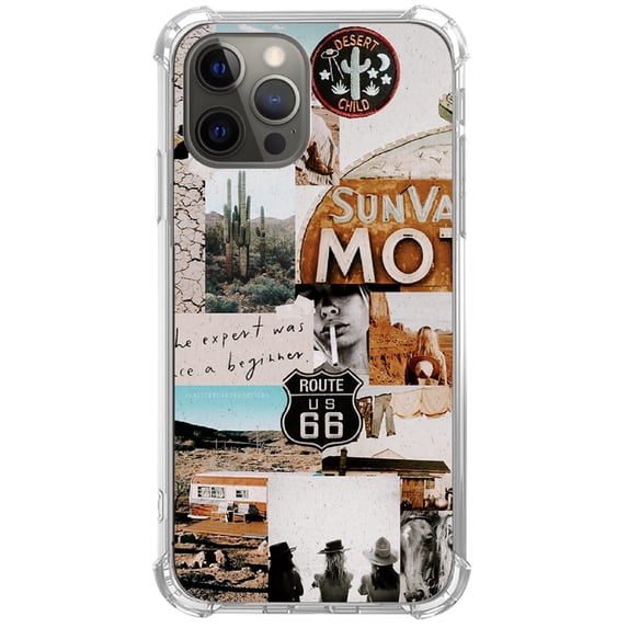 Cowboy Case Compatible with iPhone 12 Pro,Unique Art Design TPU Shock-proof Full Cover