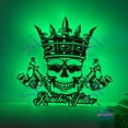 thumbnail image 2 of Shinelab Skull Tattoo Machine Metal Wall Art, Tattoo Artist Name Sign, Tattoo Machine Metal Sign, Tatto Studio Sign Decoration, Tattoo Artist Metal Sign, Ink Studio Decor 3370, 2 of 3