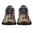thumbnail image 5 of Deer Hunting American flag Shoes Sneakers Black Size 9, 5 of 7
