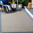 thumbnail image 2 of SAFAVIEH Outdoor Micro-Loop Garrett Solid Indoor/Outdoor Area Rug, Grey, 4' x 6', 2 of 6