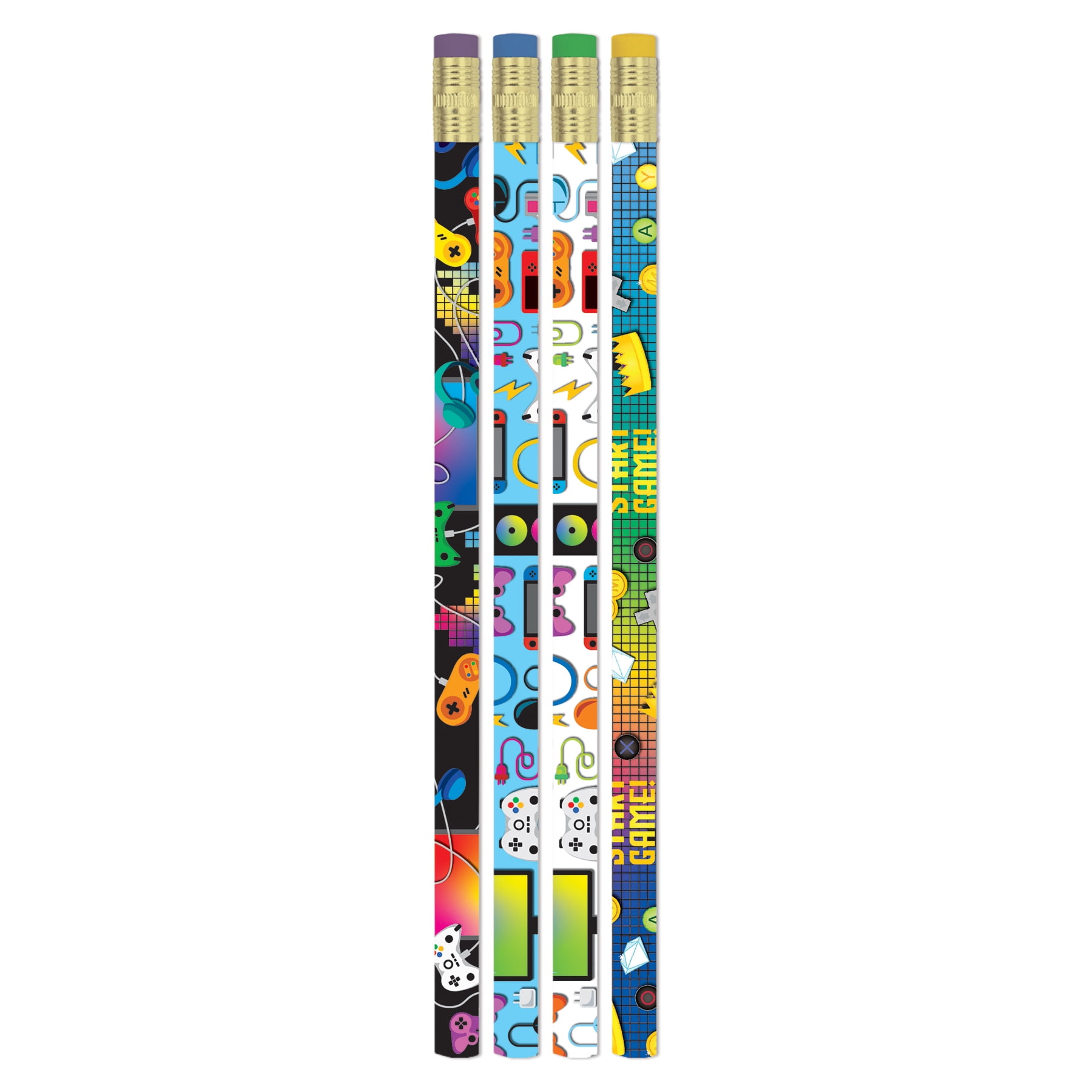 Musgrave Pencil Company Game On Pencils, 12 Per Pack, 6 Packs