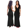 thumbnail image 5 of AJZIOJIRO Women Summer V-Neck Dress Sleeveless Casual Solid Color Sundress Straps Swing Dresses for Women S-XL, 5 of 9