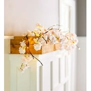 Plow & Hearth Indoor/Outdoor Lighted Cherry Branch Garland