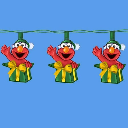 indoor elmo in present christmas string light set indoor elmo in present christmas string light set