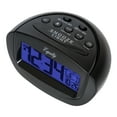 thumbnail image 2 of Equity by La Crosse Insta-Set Black Tabletop LCD Travel Alarm Clock, 31022, 2 of 8