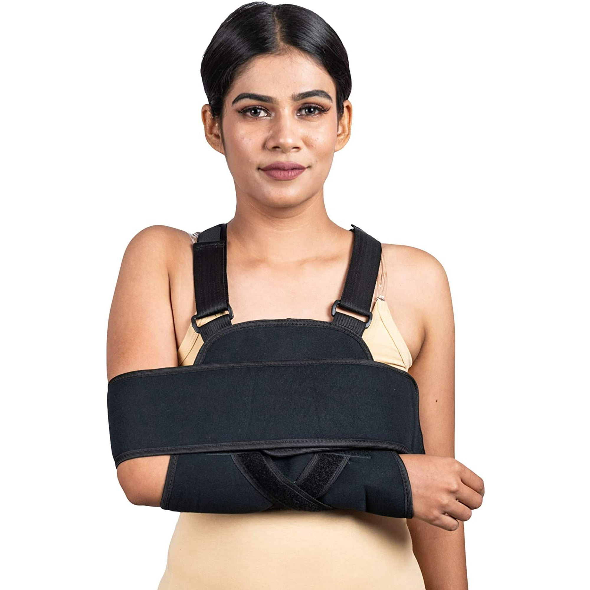 Arm Sling Shoulder Brace - Best Fully Adjustable Rotator Cuff and Elbow  Support - Includes Immobilizer Band for Quick Recovery - for Men and Women  | Walmart Canada