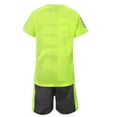 thumbnail image 6 of Alvivi Boys Soccer Sports Training Uniforms Kids Athletic Football Soccer Jersey Shirt and Shorts Fluorescent_Green 2-3, 6 of 7