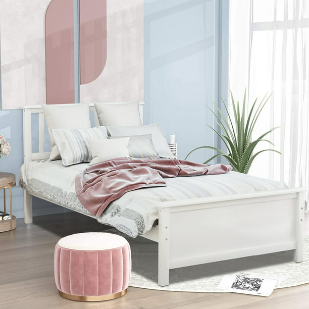 Wood Platform Bed Frame With Headboard, Hamilton Bed Frame Fantastic Furniture
