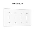 thumbnail image 2 of Game Switch Cover Decorative Wall Plate / 4-Gang 4-Toggle / Standard Size 4.5x8 in, 2 of 5