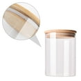 thumbnail image 4 of EeaseCA 2pcs Glass Storage Jars Kitchen Sealed Containers with Bamboo Lid (300ML), 4 of 8