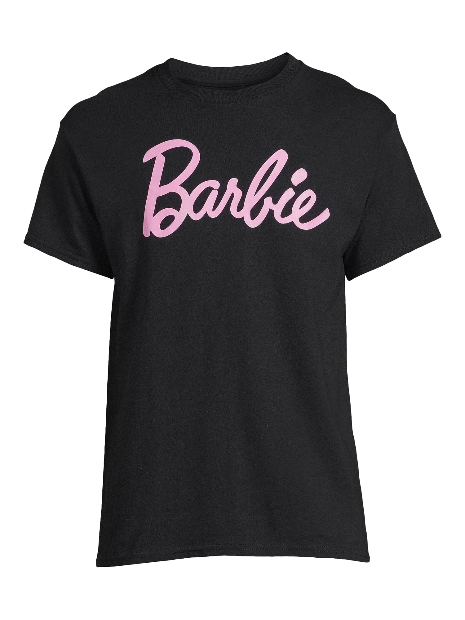 Barbie Men's Logo Graphic Tee with Short Sleeves, Sizes S