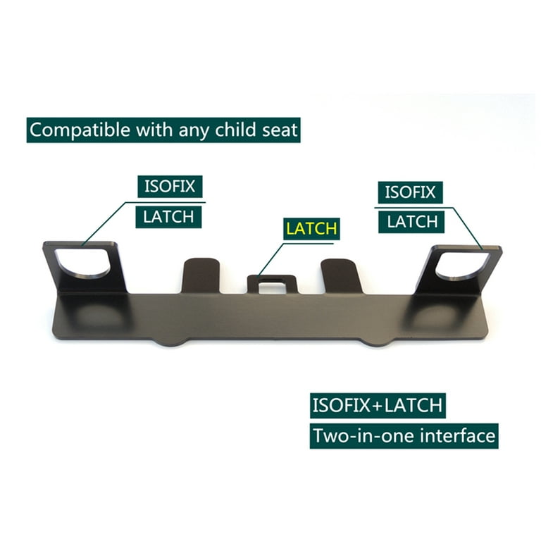 Universal Car Child Seat Restraint Anchor Mounting Kit Replacement for  ISOFIX Belt Connector on Compact SUV & Hatchback 