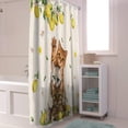 thumbnail image 3 of Summer Tropical Lemon Shower Curtain, Farm Lovely Cats Shower Curtain Set with Hooks, Spring Summer Waterproof Fabric Shower Curtains for Bathroom Decor, 72x72 Inch Bath Curtain, 3 of 6