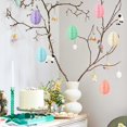 thumbnail image 3 of Dserhfy 6 Pcs Easter Egg Paper Ornaments 3D Colorful Honeycomb Easter Egg Ball Ornament for Kindergarden Shoping Mall Classroom Tree Decoration, 3 of 8