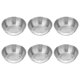 thumbnail image 2 of Platos redondos para condimentos de 6 uds., tazones para sumergir alimentos de acero inoxidable, platillo de soja, platos para ap HOMEMAXS 6324416-MX, 2 of 6