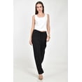 thumbnail image 5 of Pantalon de lino rayado Roman Fashion /Juvenil, 9205 (Negro) negro CH, 5 of 5