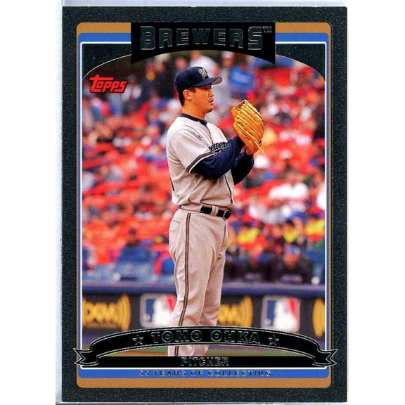 Tomo Ohka Card 2006 Topps Black #53