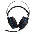 thumbnail image 2 of Auriculares luminosas atadas con alambre del juego del ordenador del auricular LED del juego con conector de 3,5 mm para PS4, 2 of 14