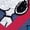 HEATHER NAVY, variant on - Snoopy Since 1776 Flag Heart - Toddler & Youth Girls Short Sleeve Graphic T-Shirt