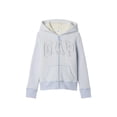 thumbnail image 1 of Sudadera GAP para Niñas con Logo Acogedor y Cierre Completo, Color Jet Stream, Talla XS, 1 of 2