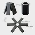 thumbnail image 3 of kurtrusly Foldable Heat-resistant Placemat Detachable Mat Insulation Pad Pot Table Coasters Kitchen Household Dining Room, 3 of 6