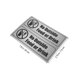 thumbnail image 2 of unbranded 8Ud Calcomanía Aviso No Se Permite Comida De Para Oficina Restaurante Material PVC Negro, 2 of 6