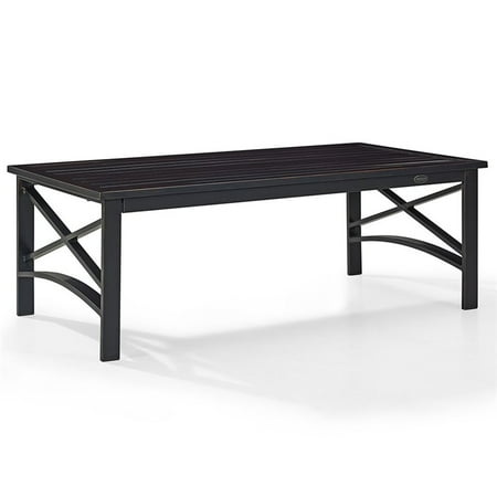 Crosley Kaplan Metal Patio Coffee Table In Oiled Bronze Canada Crosley Kaplan Metal Patio Coffee Table, Metal Patio Coffee Table
