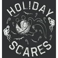 thumbnail image 2 of Women's The Nightmare Before Christmas Scary Teddy Holiday Scares  Racerback Tank Top Black Heather Small, 2 of 4