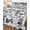 Black White, variant on Quilts Queen Size Bedding Set, Farmhouse Country Reversible Summer Quilt 3 Pieces, Vintage Black French Garden Horse Swan Lightweight Bedspreads Coverlets with 2 Pillow Shams for All Seasons