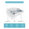 thumbnail image 5 of Blue Teal Dandelion Twin Size Down Alternative Comforter, Lightweight Comforter Quilt Bedding Set with Pillow Shams Dragonfly Modern Art Watercolor All Seasons Bed Comforter Duvet Insert 68"x86", 5 of 7