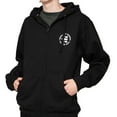 thumbnail image 2 of Etnies Men's Since 1986 Graphic Print Full Zip Hoodie Sweatshirt (Medium, Black), 2 of 4