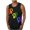 Black-C, variant on Penkiiy 3D Tank Tops for Men Colorful Sleeveless Print T Shirt Rainbow Beach Gym Vest Tee S Multicolor