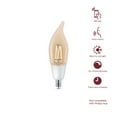thumbnail image 4 of Philips Smart Wi-Fi Connected LED 40-Watt BA11 Filament Candle Light Bulb, Clear Tunable White, Dimmable, E12 Candelabra Base (1-Pack), 4 of 6