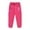 Hot Pink, variant on ibiyuan Plus Size Cargo Pants for Women Elastic Waist Casual Joggers Girls Wide Leg Pants Girls Sweatpants Size 14-16 Casual Street Straight Leg Trousers Full Length Colorblock Streetwear