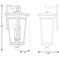 thumbnail image 4 of P560183-031-Progress Lighting-Chatsworth - 2 Light Outdoor Wall Lantern Black Finish with Clear, 4 of 5