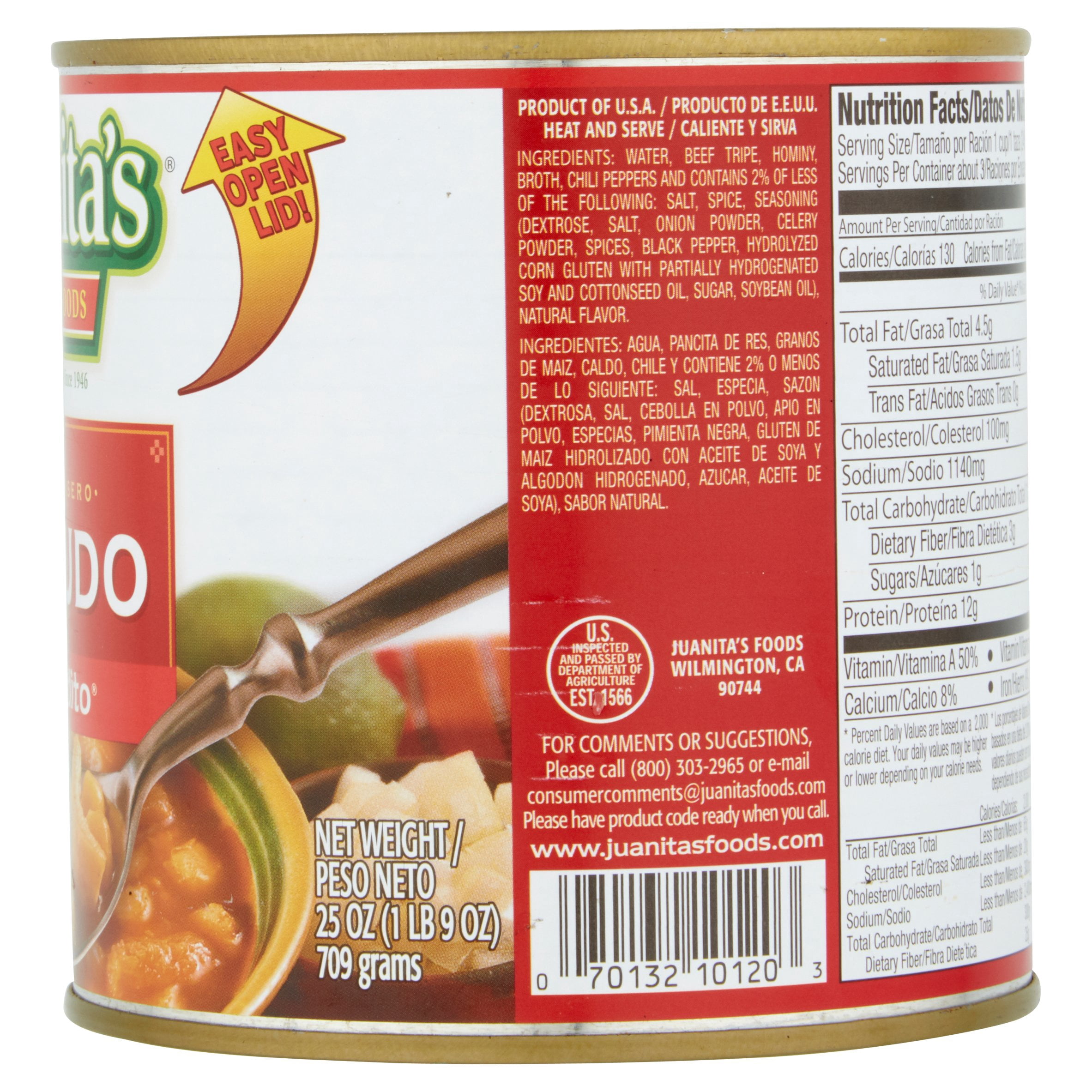 Juanita's Menudo, 25 oz