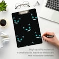 thumbnail image 4 of FMSHPON Cheshire Cat Black Clipboard Hardboard Wood Nursing Clip Board and Pull for Standard A4 Letter 13x9 inches, 4 of 7