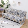 thumbnail image 3 of Funda elástica para sofá cama con diseño floral, sin reposabrazos, con todo incluido, antiarañazos, para sofá de 3 plazas, para sala de estar, 3 of 5