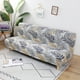 thumbnail image 3 of Funda elástica para sofá cama con diseño floral, sin reposabrazos, con todo incluido, antiarañazos, para sofá de 3 plazas, para sala de estar, 3 of 5